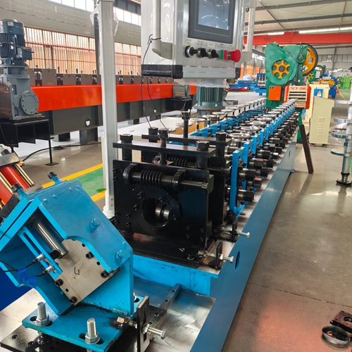 Full automatic solar channel roll forming production line