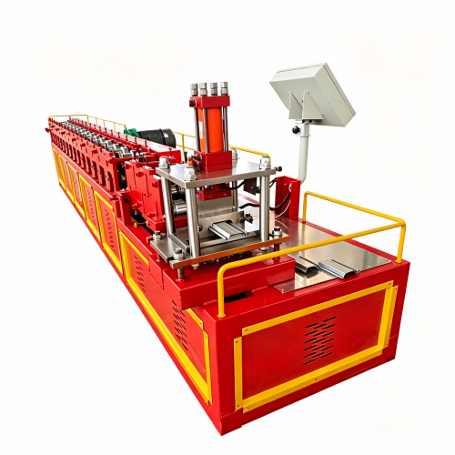 Rolling shutter machine, opposite side oblique display