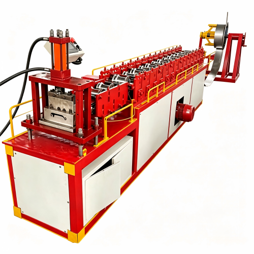 shutter machine with uncoiler whole‑unit display