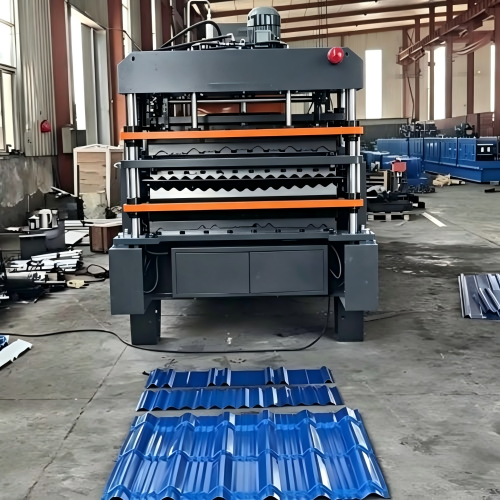 Automatic-Triple-Layer-Roof-Tile-Roll-Forming-Machine
