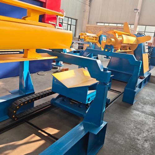 Heavy-Duty-Hydraulic-Decoiler-with-Automatic-Loading-Coil-Car