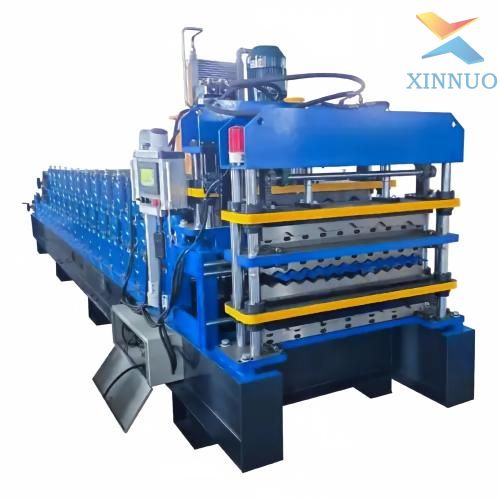 Automatic Triple Layer Roof Tile Roll Forming Machine
