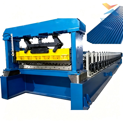 Automatic Sinusoidal Wave Corrugated Roof Panel Roll Forming Machine