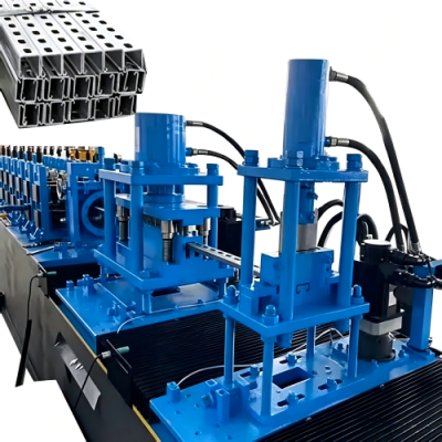 Fully Automatic Solar Mounting Bracket Unistrut Channel Roll Forming Machine